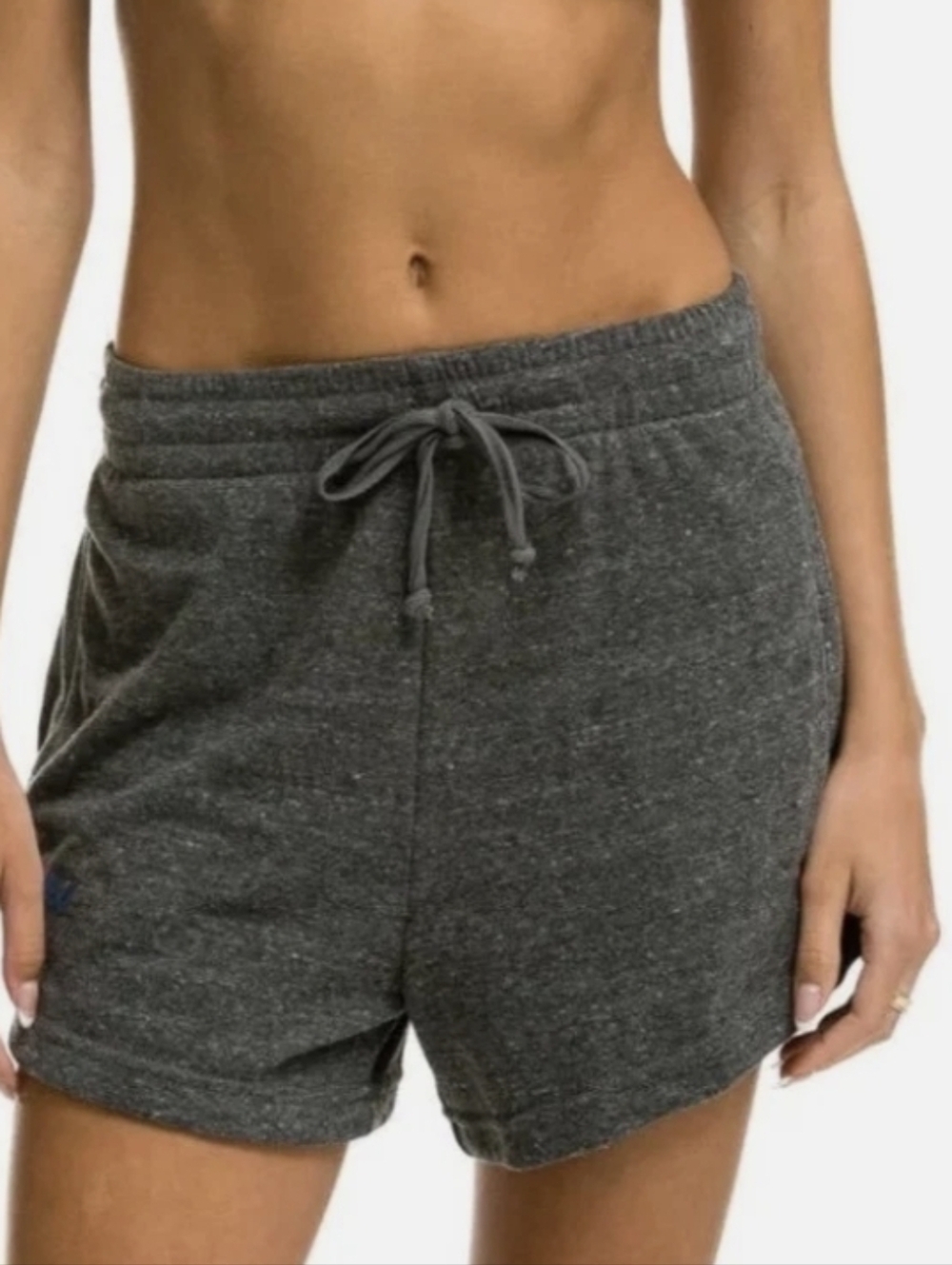 Aviator Nation Gray Embroidered Lightweight Lounger Shorts - Picture 12 of 13